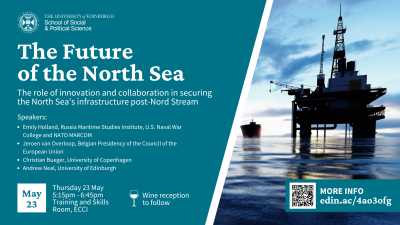 Event flyer for future of the north sea